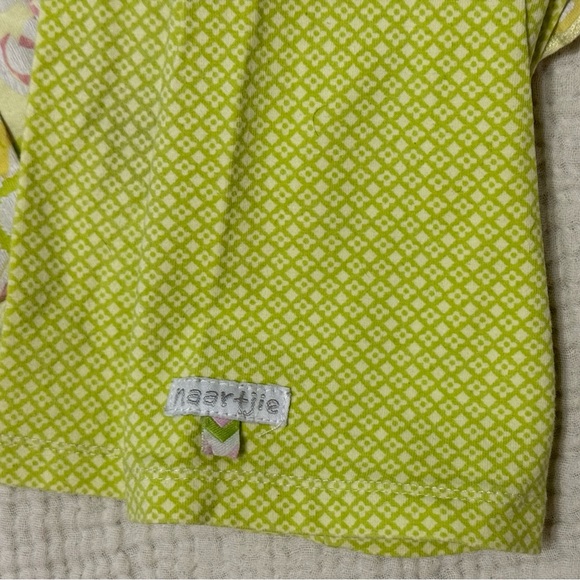 Floral Ruffle Lime Dress Set - Picture 4 of 4